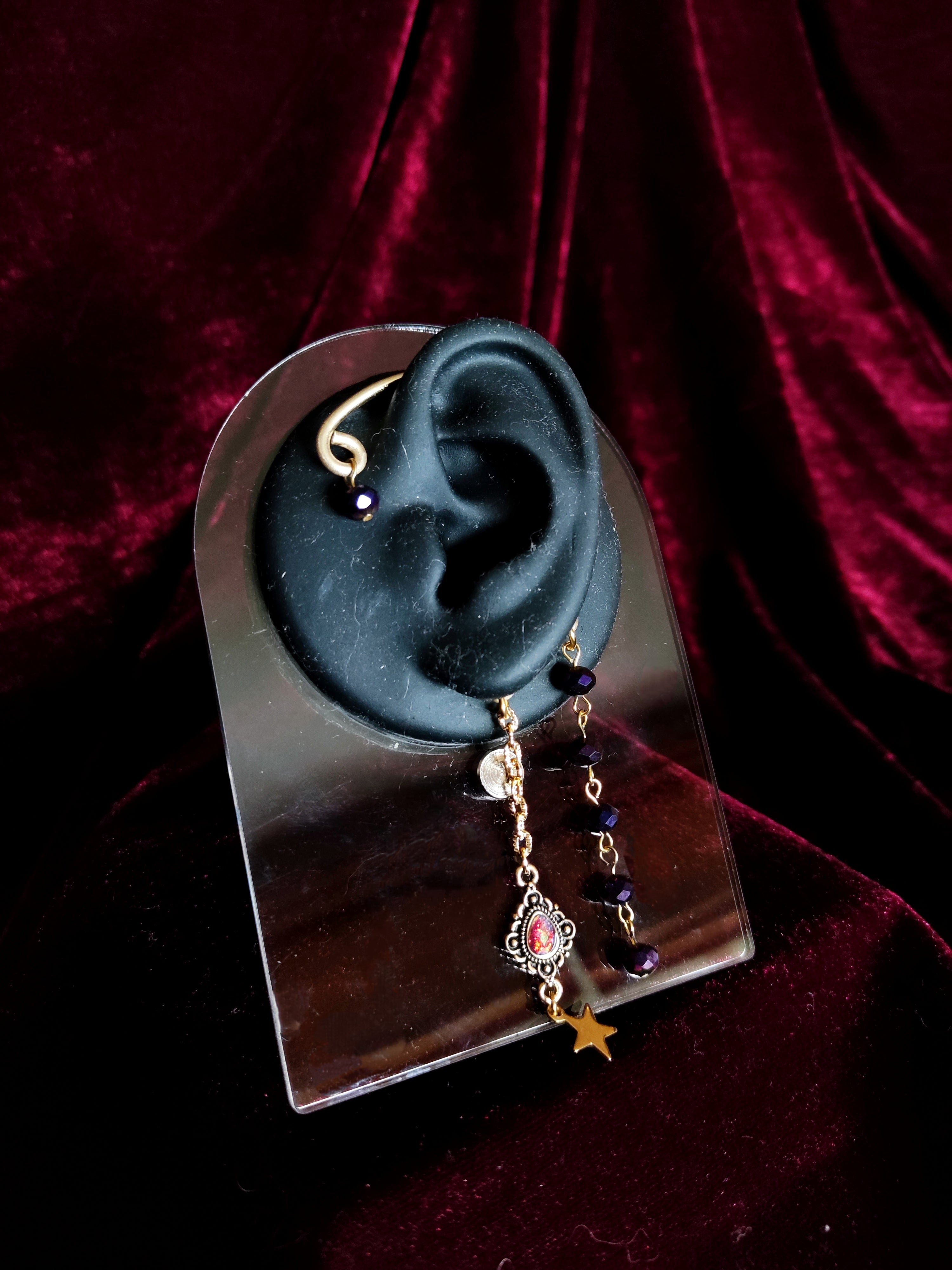 EAR CUFFS PURPLE
